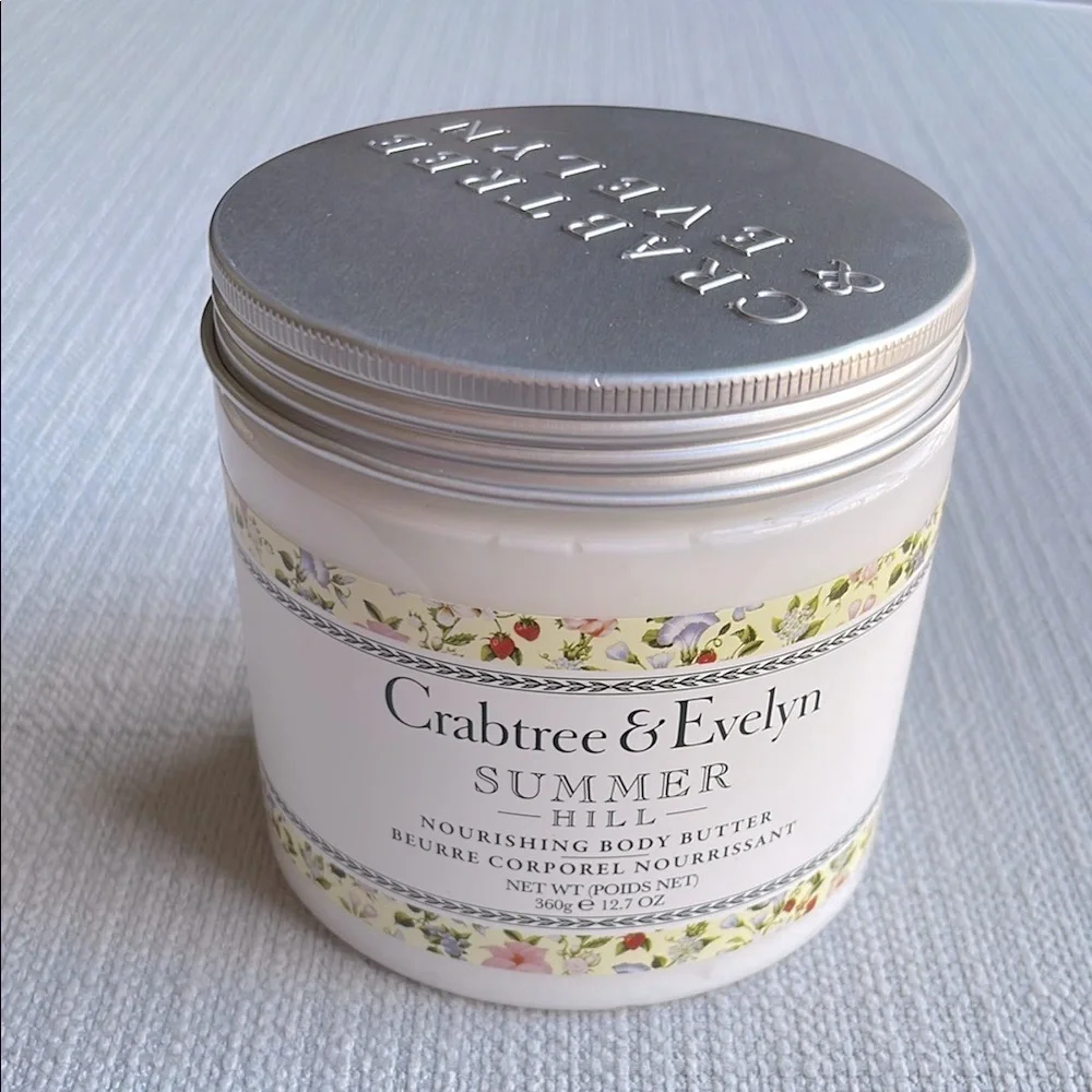Crabtree & Evelyn SUMMER HILL Nourishing Body Butter 12.7 oz